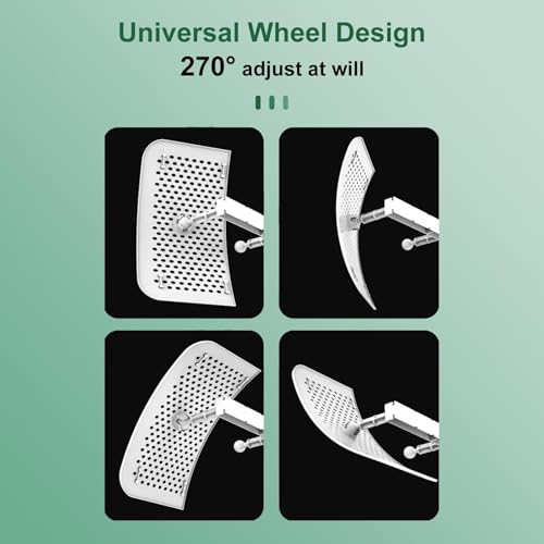 HASTHIP® Air Deflector for Split Ac - 8 Panel Adjustable Ac Wind Deflector 270° Air Conditioner Deflector Universal Hanging Air Conditioner Wind Deflector for Room Bedroom Office HASTHIP® Air Deflector for Split Ac - 8 Panel Adjustable Ac Wind Deflector 270° Air Conditioner Deflector Universal Hanging Air Conditioner Wind Deflector for Room Bedroom Office